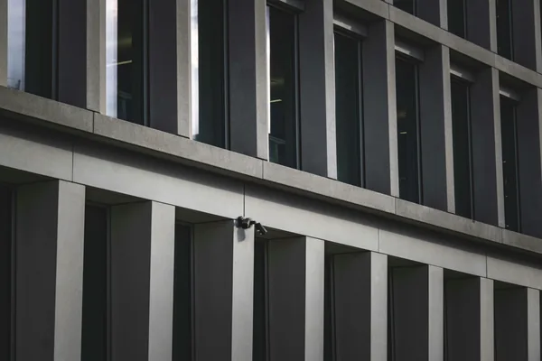 window cleaner on rappel equipment cleaning exterior building windows